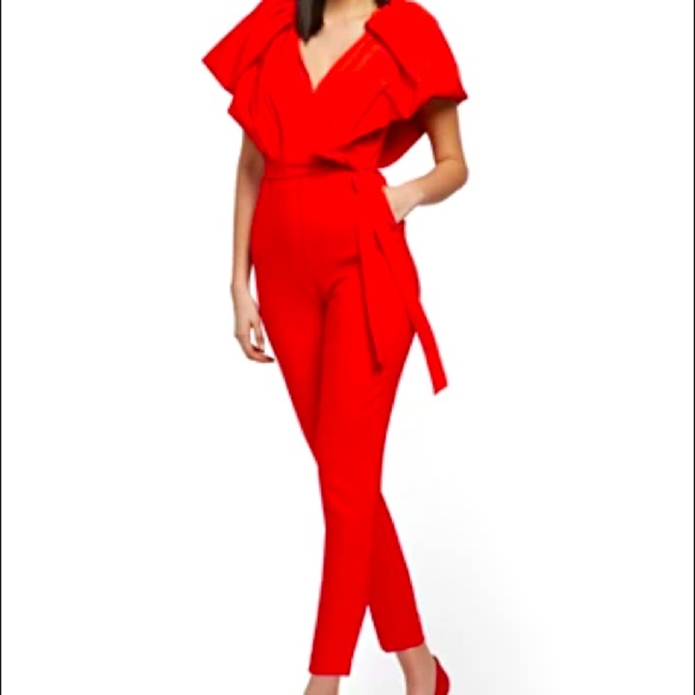 Red jumpsuit